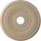Ekena Millwork Berkshire PVC Medallion (Canopies up to 8 3/8"), 19"OD x 3 1/2"ID x 1"P, Satin Smokey Beige CMP19BEGBE - alternate 1